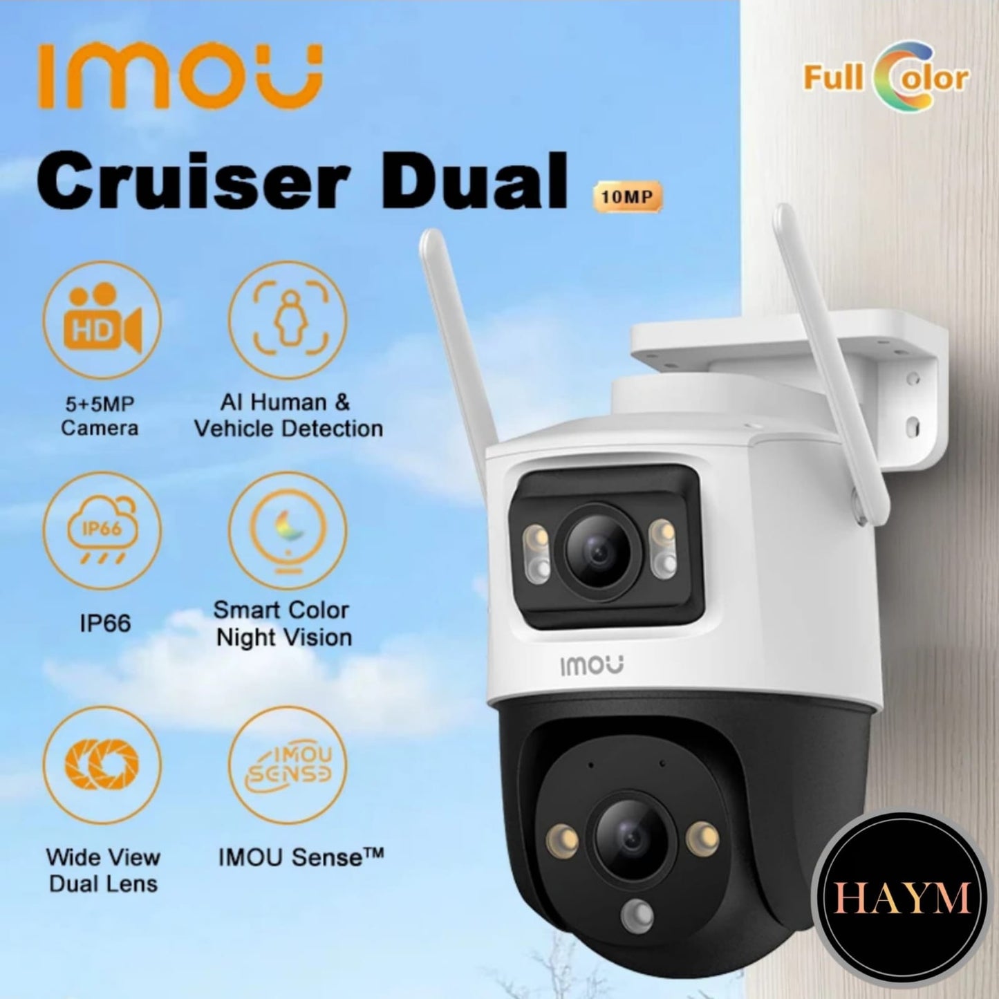 IMOU | Cruiser Dual | 10 Megapíxel