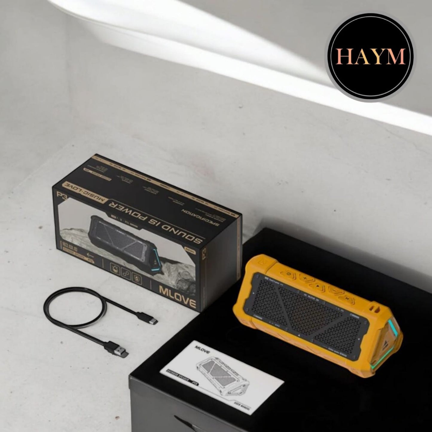 MLOVE | Altavoz Bluetooth 5.3 P3 | Para exteriores