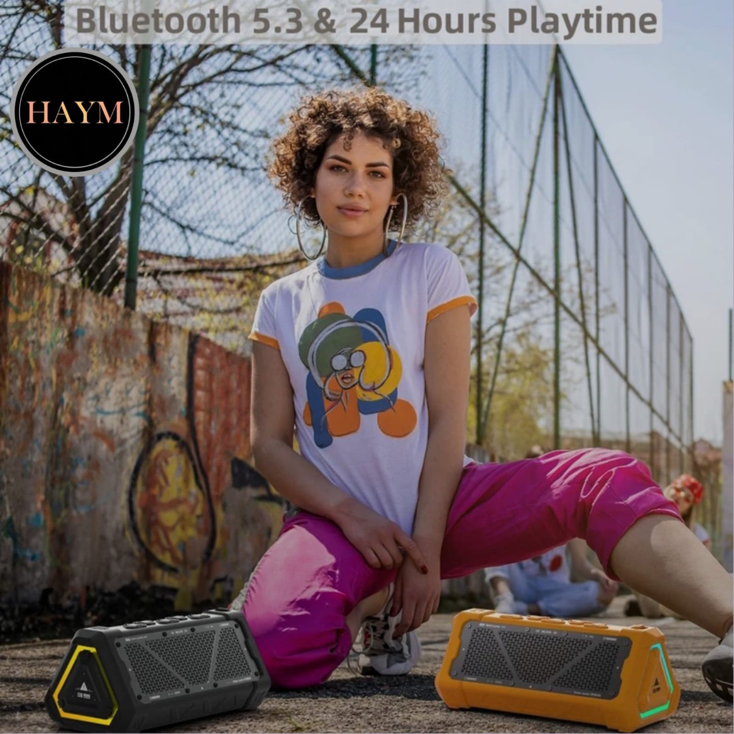 MLOVE | Altavoz Bluetooth 5.3 P3 | Para exteriores