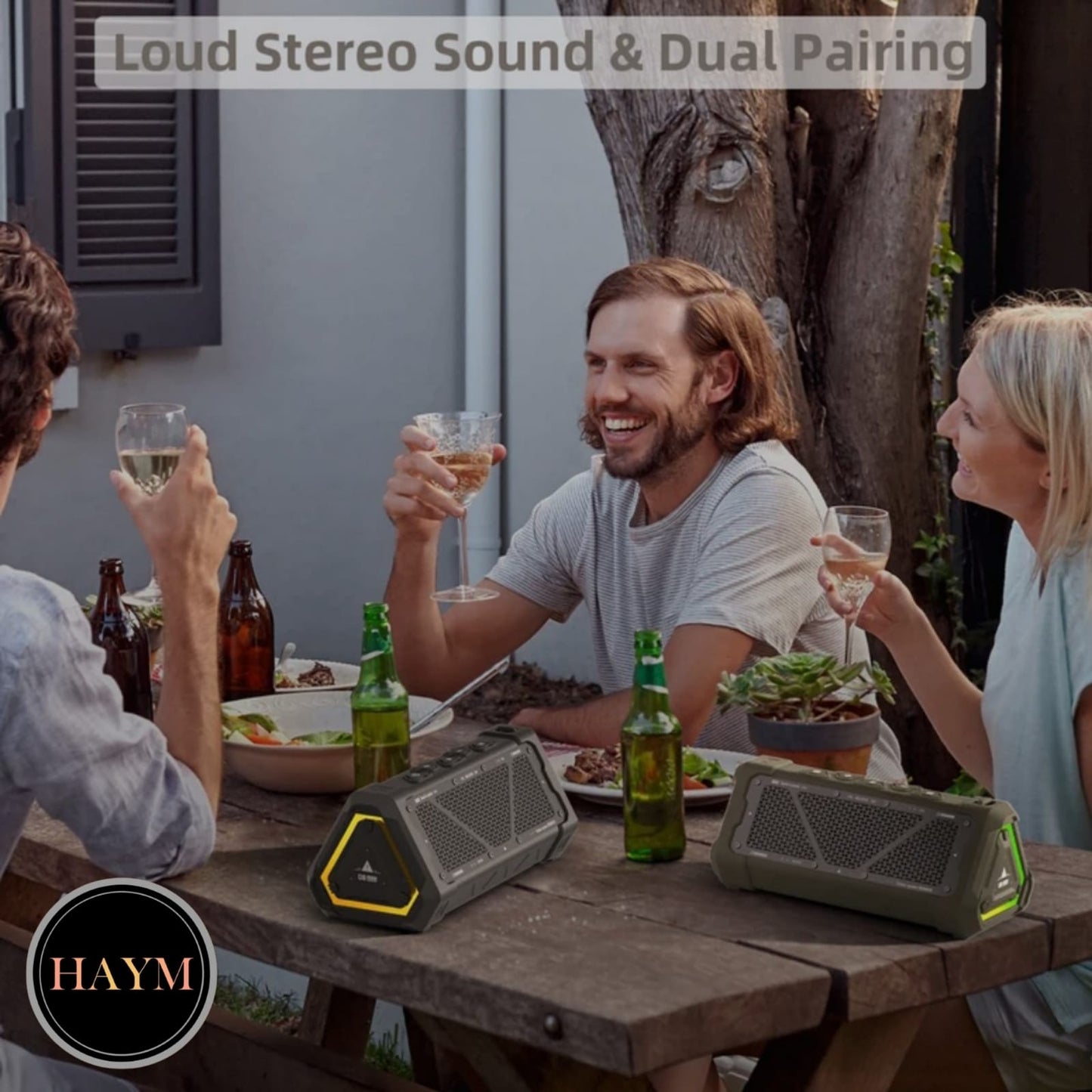 MLOVE | Altavoz Bluetooth 5.3 P3 | Para exteriores